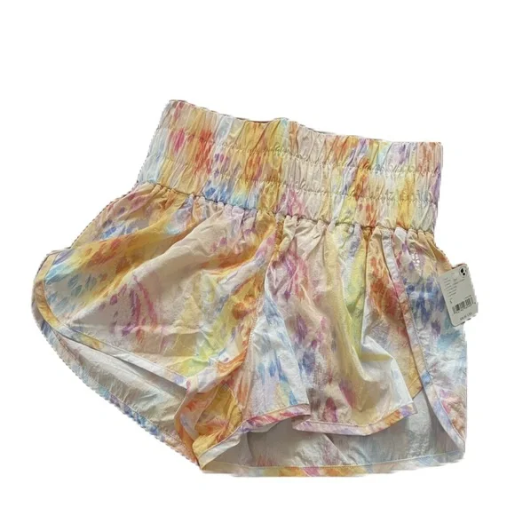 FREE PEOPLE FP Movement The Way Home Shorts Lynx Cosmic Combo NWT - Picture 4 of 5